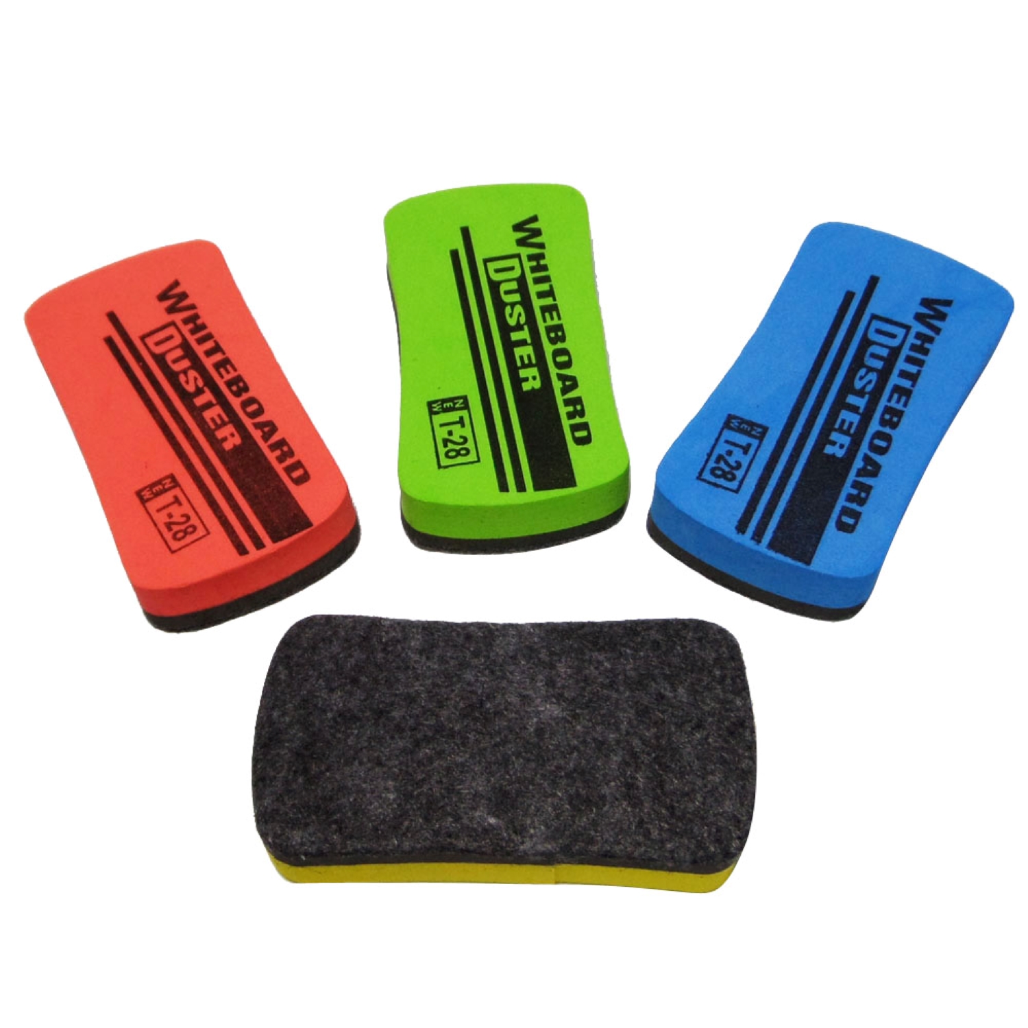 China factory cheap price custom logo office school blackboard eraser EVA felt magnetic white board eraser duster for whiteboard